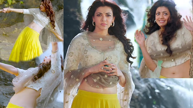 Kajal agarwal latest hot navel compilations in saree Zoom &#038; Slow Motion edit HD new song, Bolly Tube