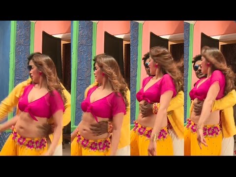 Hot Lakshmi Rai Navel grabbed from back Ultra Slow Motion HD, Bolly Tube