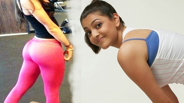 Kajal Agarwal HOT Gym Workout Videos - YouTube