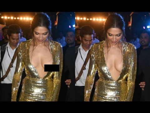 Small boobs Deepika Padukone without bra Disaster Dress During XXX