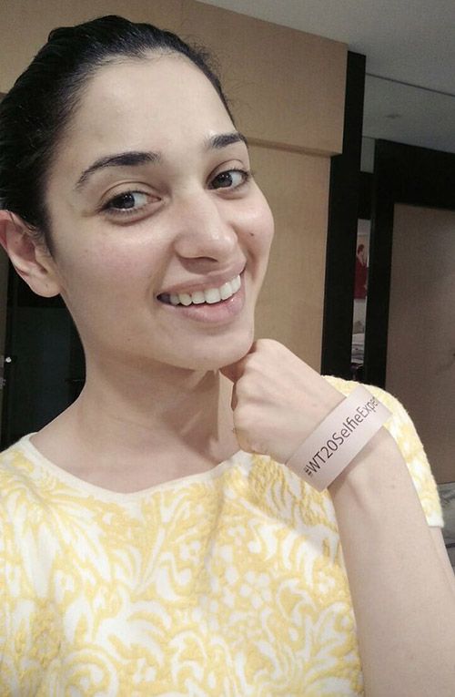 Tamannaah without makeup photo cum on her face, Bolly Tube