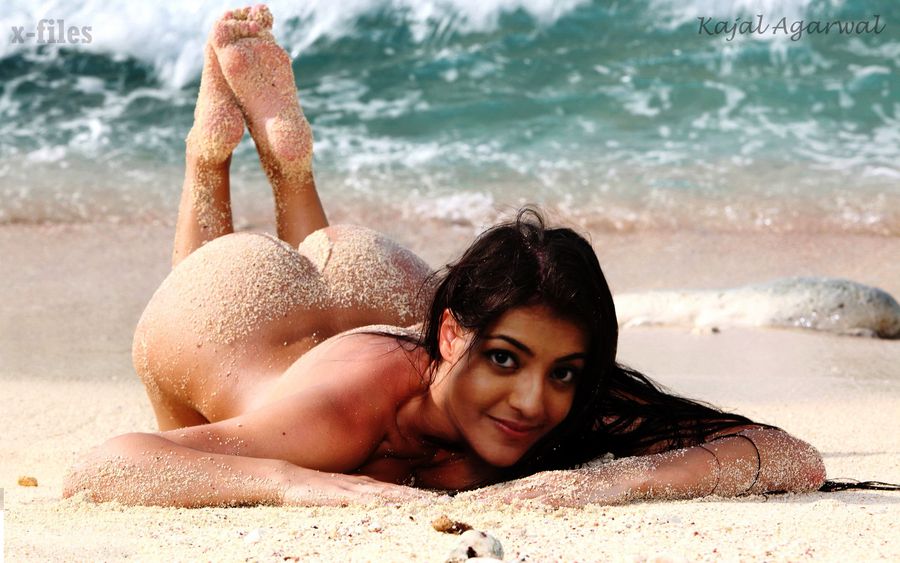 Kajal Agarwal naked beach tamil actress fake images, Bolly Tube