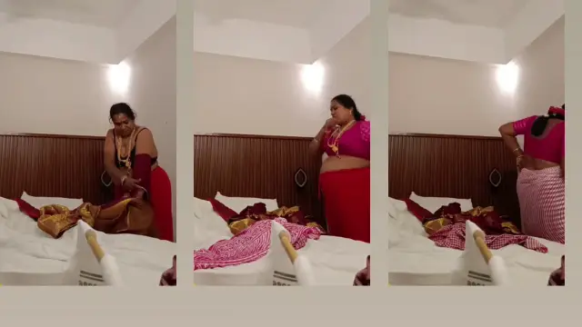 Desi Mom Dress Change Infront Of Son Secretly Recorded It