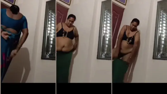 Desi Mom Dress Change Infront Of Son Secretly Recorded It