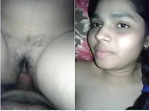 College Girl Gets Her Tight Pussy Stretched by Lovers Cock