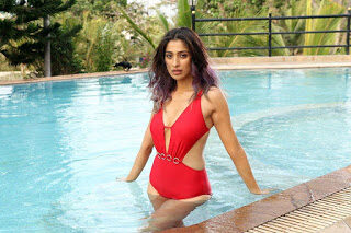 Laxmi Rai red hot bikini, Bolly Tube