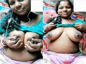 Desi Bhabhi Blouse Shows Nude Body On Vc