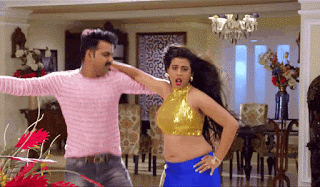 Akshara navel thighs romance, Bolly Tube