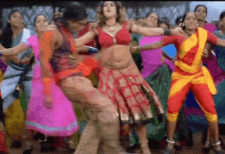 Rambha saree navel dance, Bolly Tube