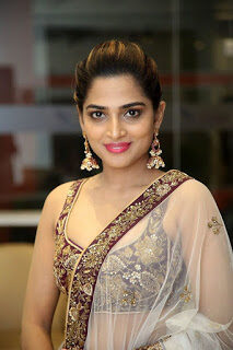 Telugu Actress Anagha saree images, Bolly Tube