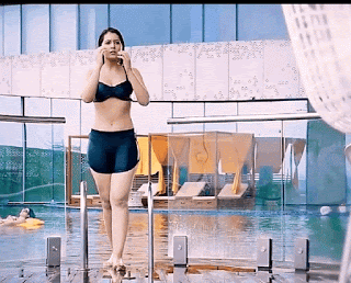 Rashi khanna black bikini, Bolly Tube