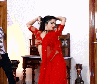 Red saree bhojpuri actress, Bolly Tube