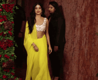 Jhanavi Kapoor navel, Bolly Tube