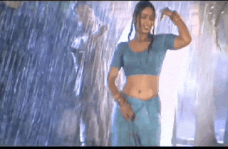Priya wet blue saree drop, Bolly Tube