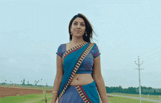 Richa Gangopadhyay blue saree navel, Bolly Tube
