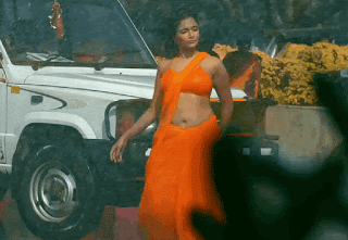 Ankita saree drop boob show, Bolly Tube