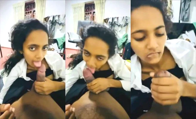 Sexy Desi Girl Sucking Dick