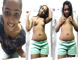 Teasing Striptease From A Sri Lankan Beauty
