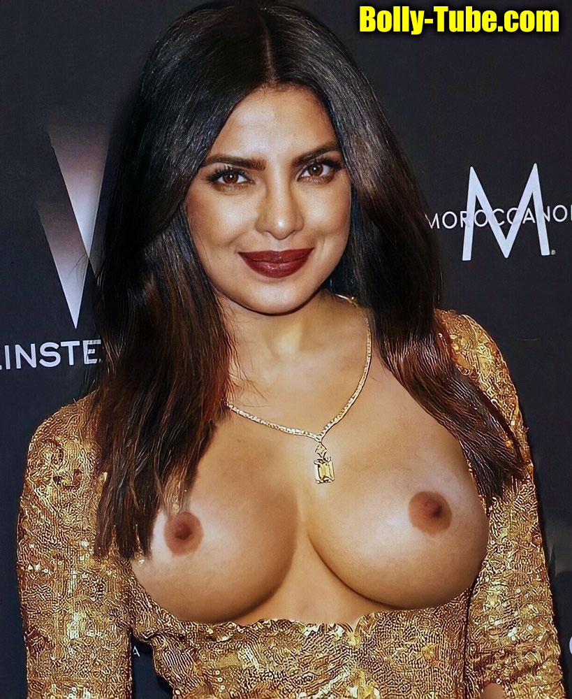 Priyanka Chopra open blouse nude small boobs nipple outdoor pose